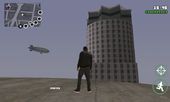 GTAV Atomic Blimp Flying Around Los Santos (GTA SA MOBILE)