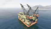 Oil Rig Dual Crane-Vessel v2 (add-on)