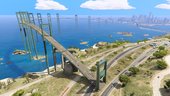 GTA 5 Bridges with traffic paths V2,for Liberty city rewind mod V2018