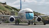 Livery Ayo Pakai Masker Boeing 737-800 Design By Helena Calista
