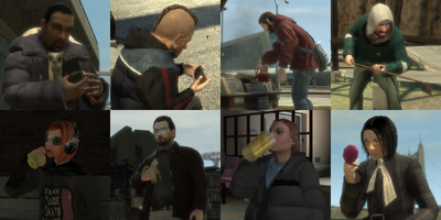 Various Pedestrian Actions