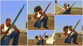 Cyberpunk Theme Based Laser Katana for Mobile