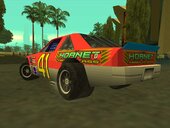 Daytona USA's Hornet but it's an actual vehicle