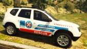 Dacia Duster: GSS Srbija - Gorska sluzba spasavanja Srbije | Mountain Rescue Service of Serbia [Replace | ELS]