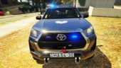 Toyota Hilux: KFOR - Medjunarodne mirovne snage Kosovo i Metohija | international peacekeeping mission in Kosovo and Metohija [Replace | ELS]