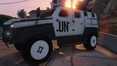 Milos M16: UN - Centar za mirovne operacije, Vojska Srbije | Serbian Army, United Nations peacekeeping vehicle [Replace | ELS]