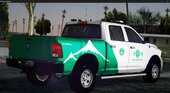 Dodge RAM 1500 Rural de Carabineros De Chile