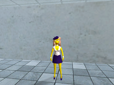French Woman from The Simpsons Game