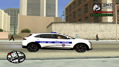 Vietnamese VinFast VF8 Traffic Police