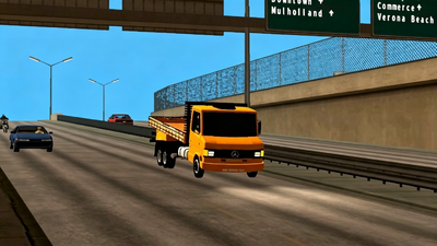 1997 Mercedes-Benz 710 (Flatbed Truck) (DFF only)