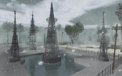 Watts Towers_Snow