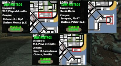 Botin de Suministros V1.20 (CLEO MISIONES SECUNDARIAS)