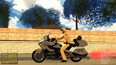 Honda Goldwing Traffic Police Viet Nam