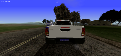 Toyota Hilux Traffic Police V2 For Mobile