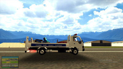 Vietnamese Traffic Police Truck V2 - ISUZU ELF