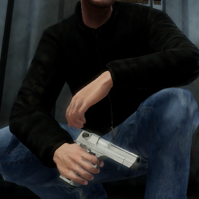 Silver Desert Eagle Mark 1