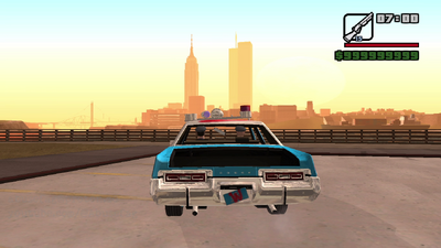 Dodge Monaco 1974 NYPD Police Car Vandalized The Warriors