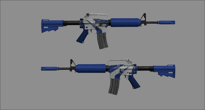 XM177E2 with Skins Pack