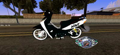 Wave 110 Trắng Tem Chữ For Mobile