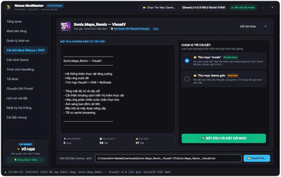 Nexus ModMaster v3.3.0 Fluent - Next-Gen Mod Installer for GTA V - VIỆT NAM