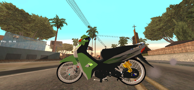 Wave Alpha Monster Decal For Mobile